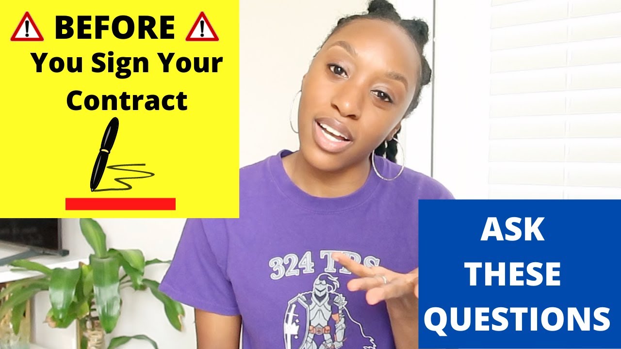 Questions to Ask Your AIR FORCE Recruiter BEFORE You Sign Your Contract!