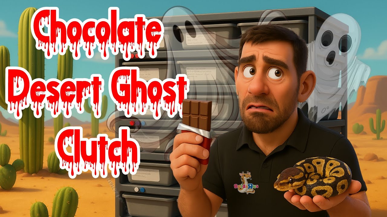 2025 Clutch #10 - Chocolate Spotnose Desert Ghost - Egg Cutting - Breeding Ball Pythons