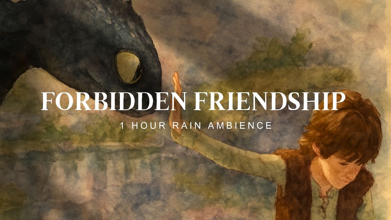 Forbidden Friendship &ndash; 1 Hour Rain Ambience | How To Train Your Dragon Music