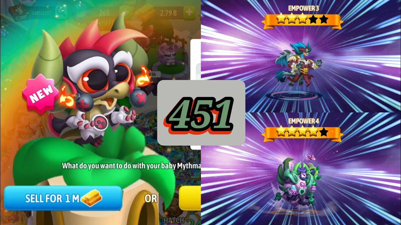 Dragon city Season10: The Baron Doom Mark Gameplay Part451 Power 3S HAE and 4S High Valentine Dragon