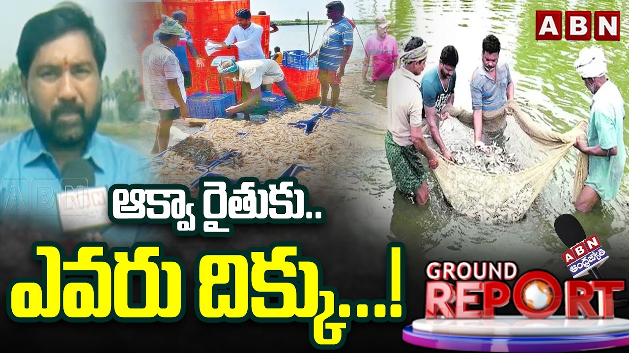 ఆక్వా రైతుకు..ఎవరు దిక్కు...! | Ground Report On AP Aqua Farmers | ABN Telugu