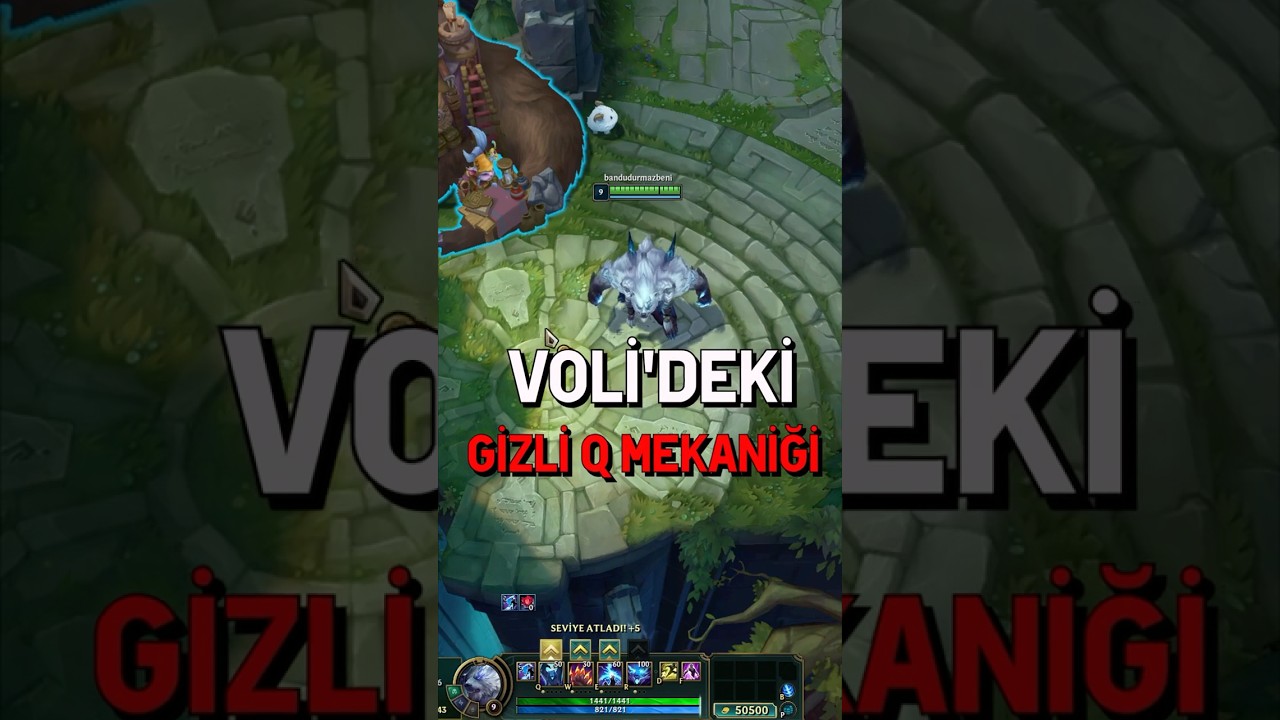 💥 Volibear&rsquo;in Q&rsquo;sunu B&Ouml;YLE Kullan! FARK YARATICAK! #lol #leagueoflegends