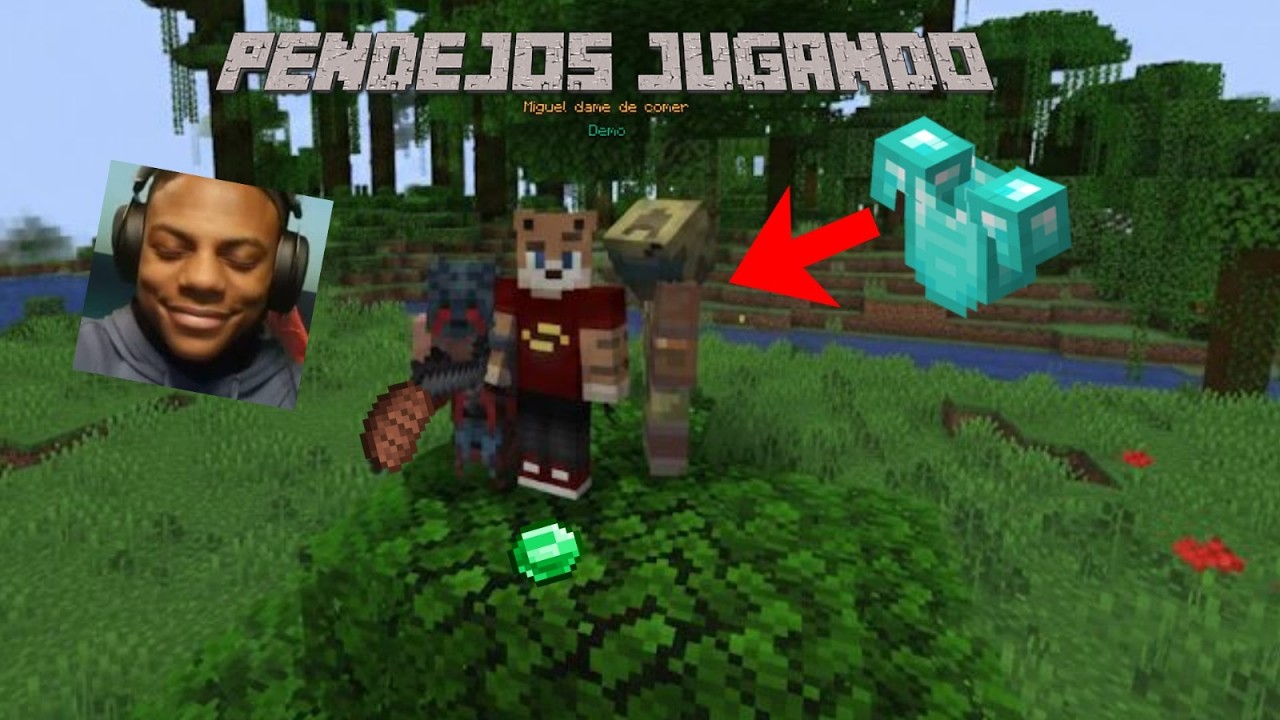 3 Noobs Jugando Minecraft | 💎 ¿Sabes quién tiene una pechera de diamante?