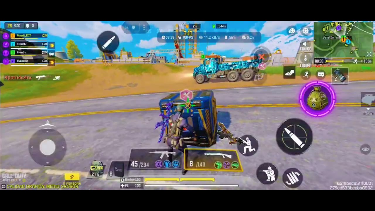 Ganando en Squad. Battle Royale COD MOBILE 2026. Like y suscríbete.