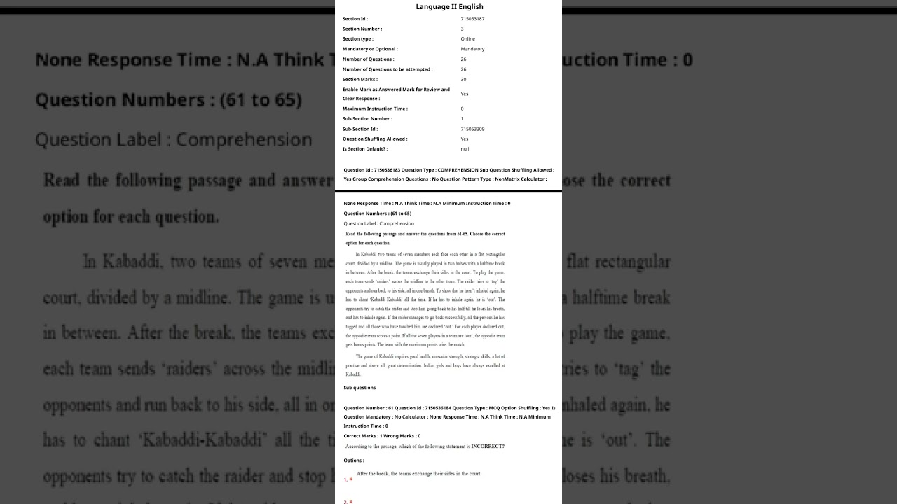 TS TET 31 may 2024 paper 1 
