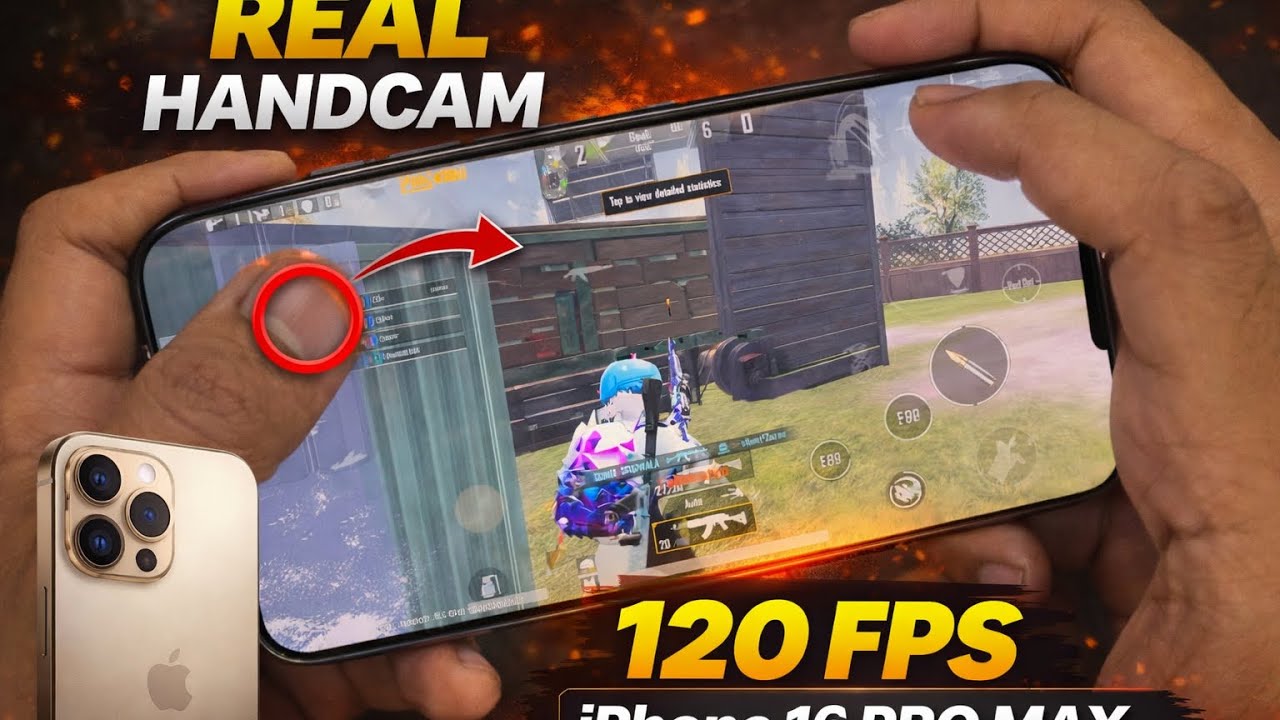PUBG Mobile Handcam Gameplay 😳 | iPhone 16 Pro Max 120 FPS