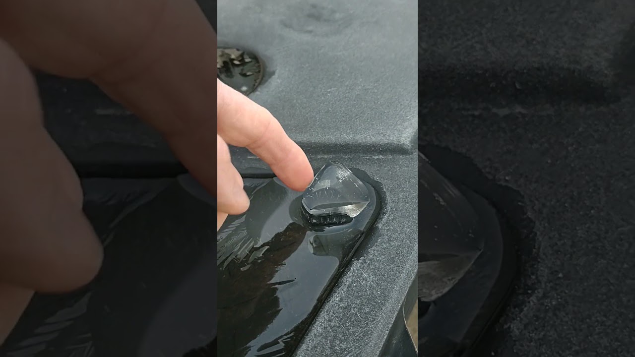 Cool ice crystal formation, on our camper tongue box, with water inside.
