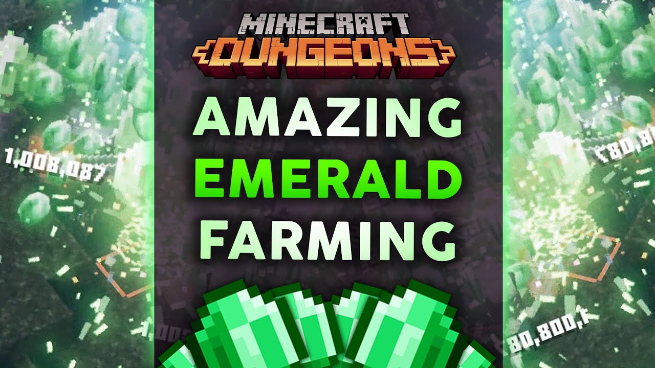 Amazing Emerald Farming in Minecraft Dungeons (50,000+ Emeralds/hr)