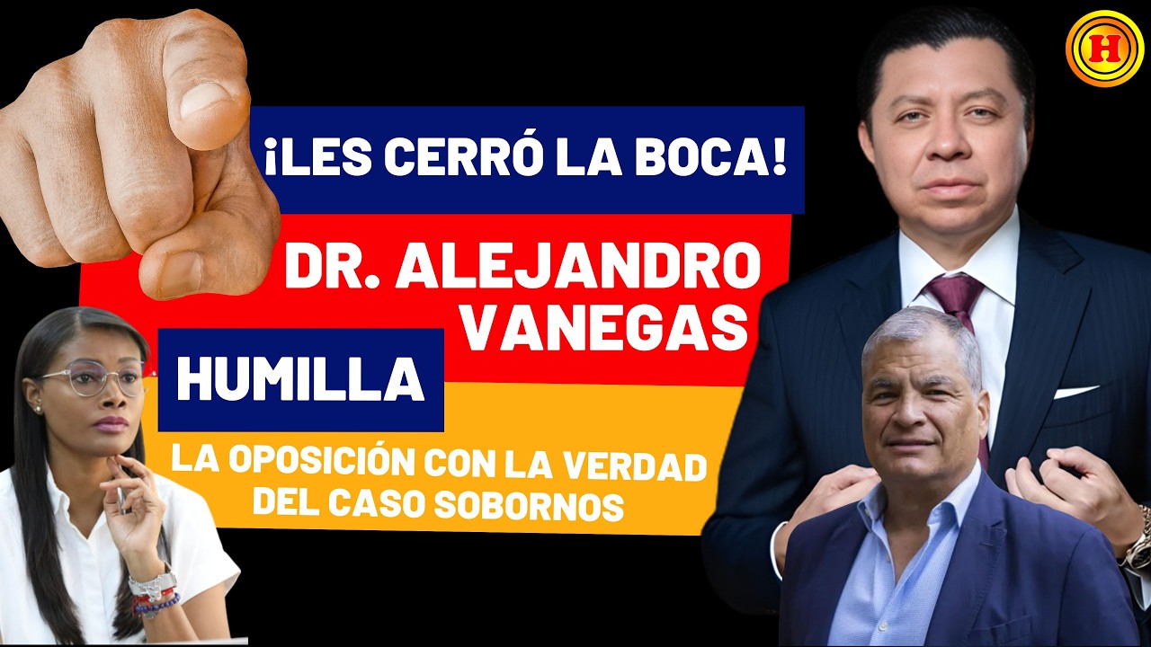 ¡LES CERRÓ LA BOCA! Alejandro Vanegas humilla a la oposición con la verdad del Caso Sobornos.