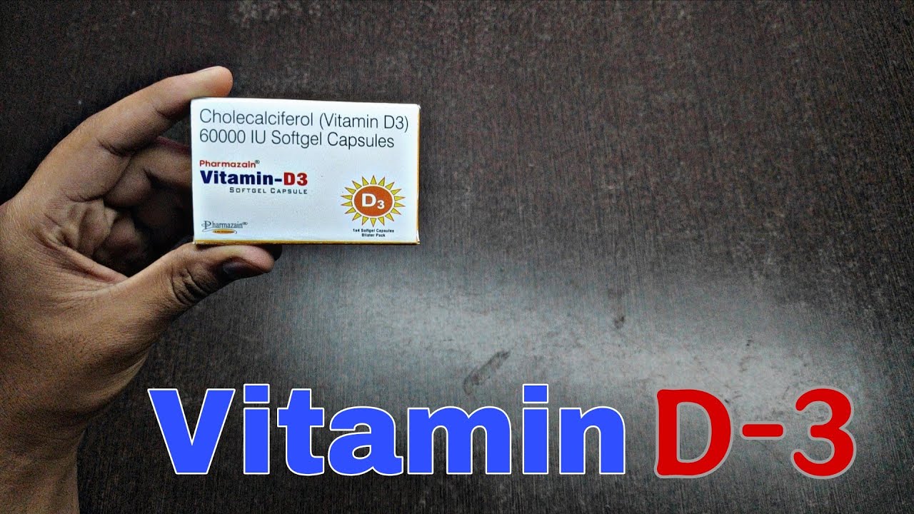 Vitamin D3 60000 IU Softgel Capsules use..