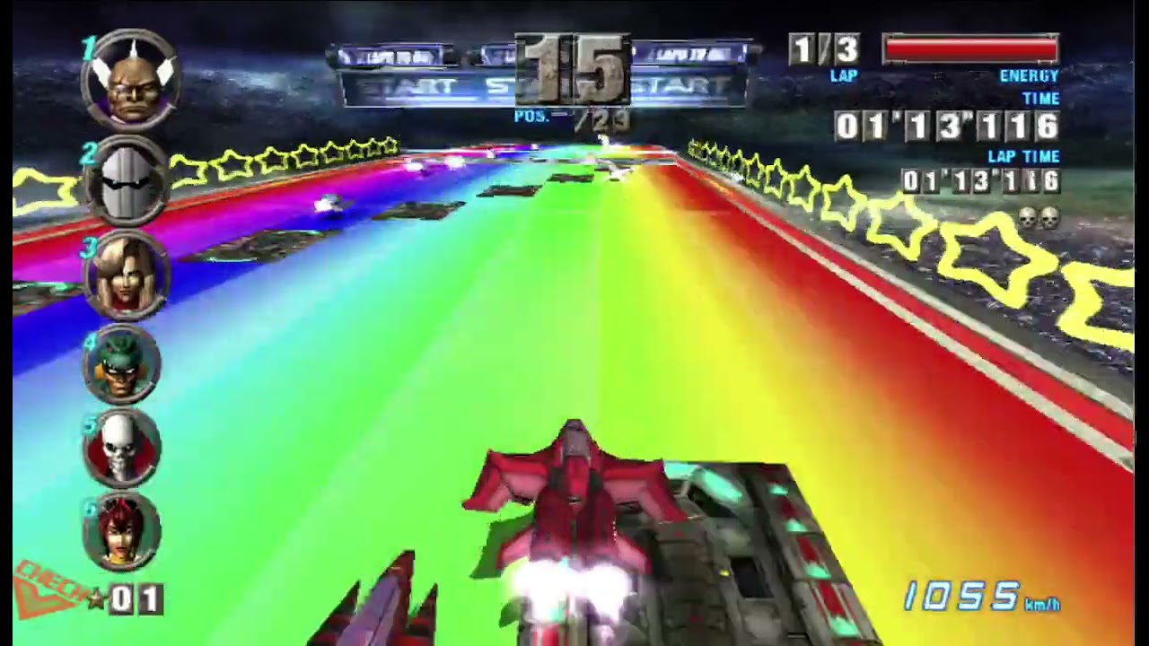 F-Zero GX Custom Tracks : Rainbow Road 64
