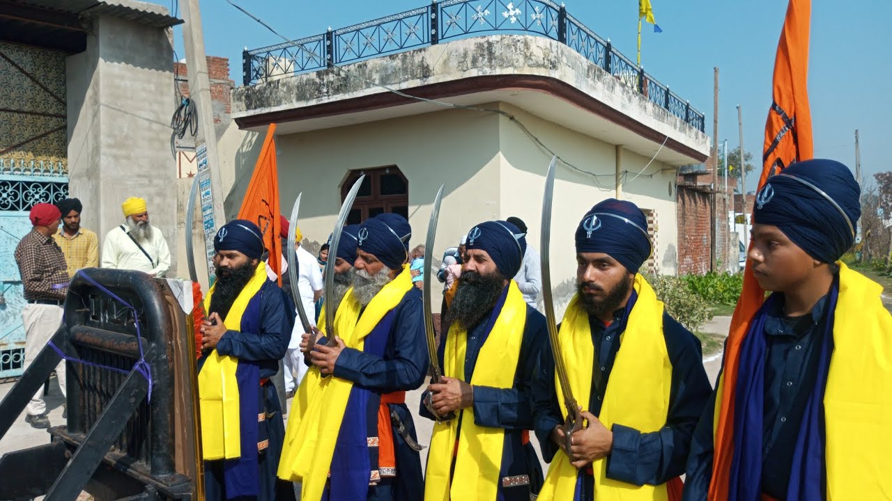  ਗੁਰਦੁਆਰਾ ਸ੍ਰੀ ਗੁਰੂ ਰਵਿਦਾਸ ਸਭਾ ਪਿੰਡ ਚੋਲਾਂਗ ਵਿਖੇ ਨਗਰ ਕੀਰਤਨ