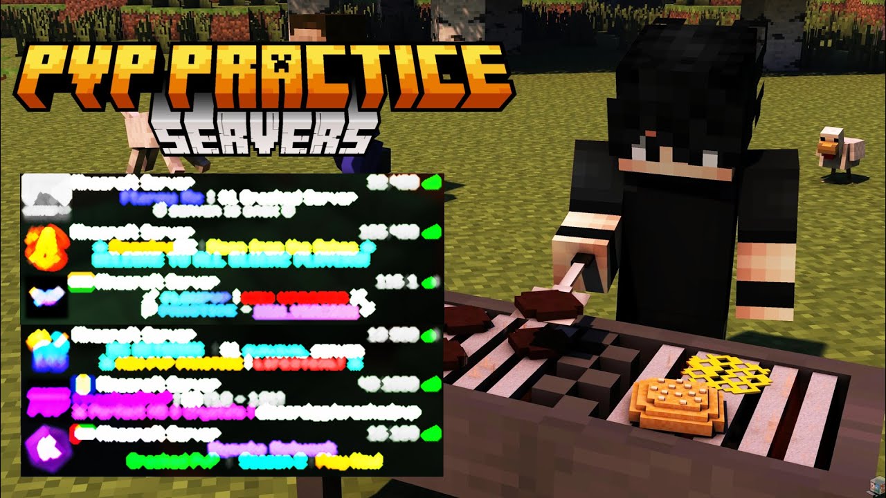 Top 6 Cracked Minecraft PRACTICE PVP SERVERS