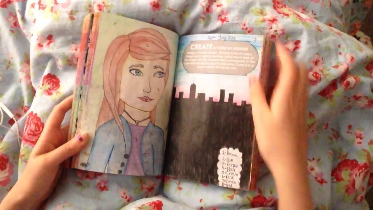 Pt 2 of my Completed Create This Book Flip Through