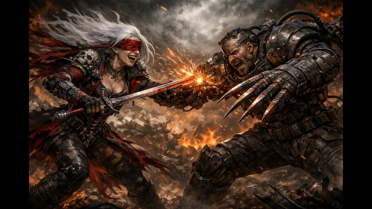 Malifaux M4e: Lady Justice vs Von Schill