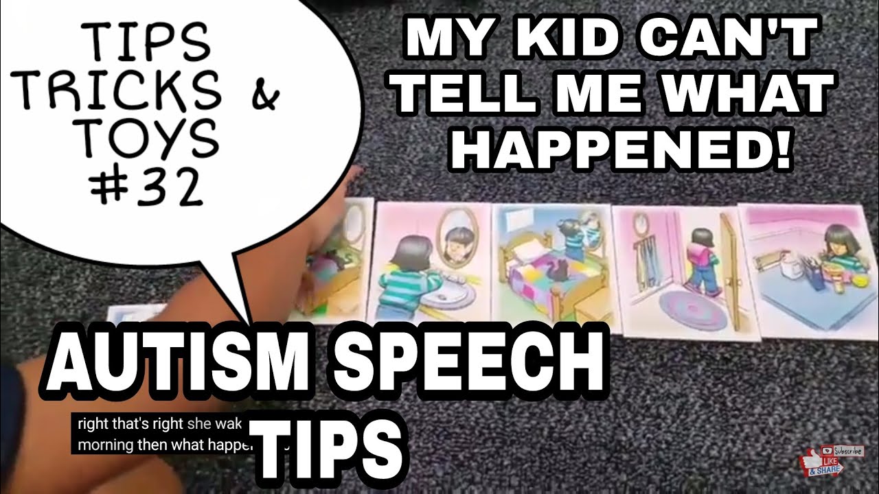 Speech Therapy Toddlers AUTISM Tips Tricks Toy #32 Sequencing Events of Story for Kids Kindergarten
