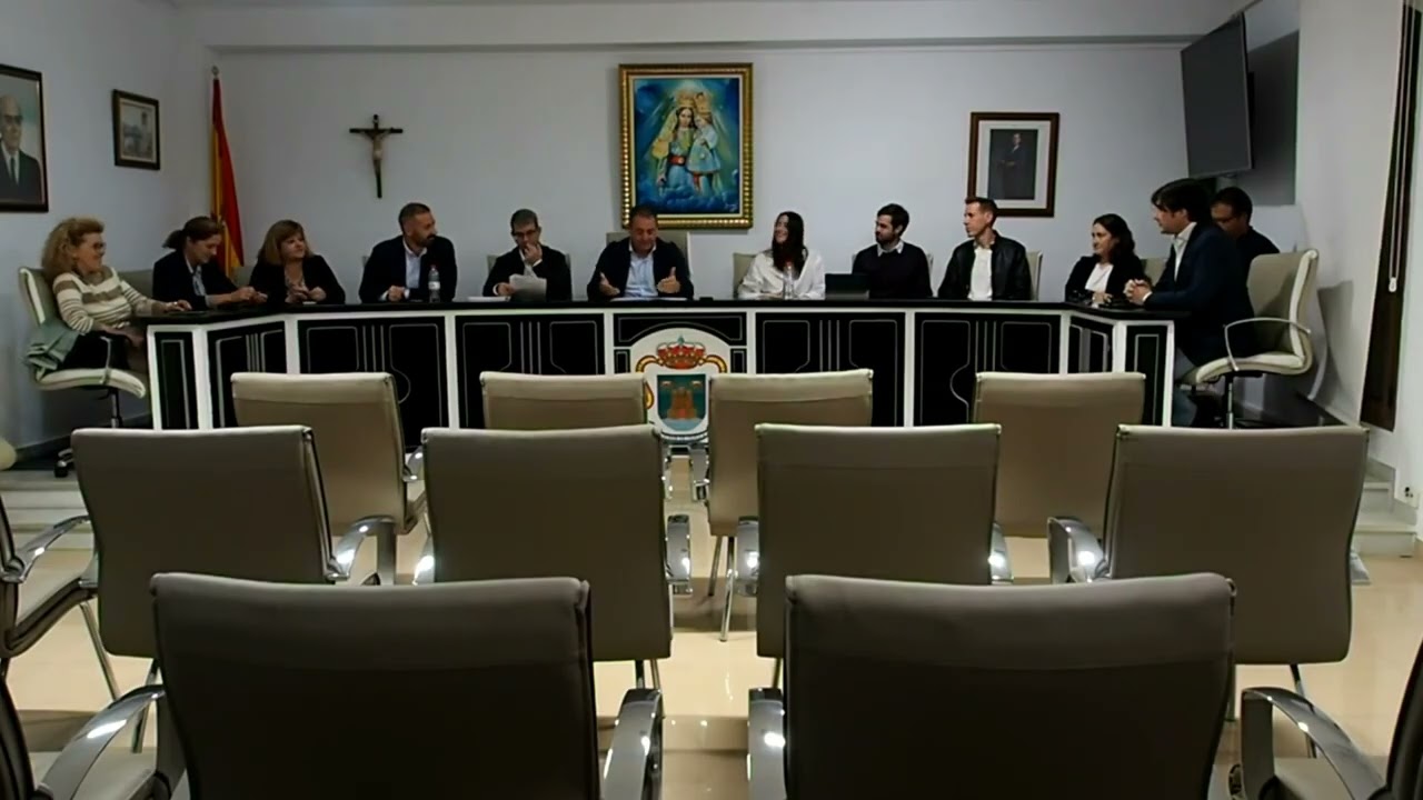 Pleno Ordinario del Ayuntamiento de Tíjola de 30 de Octubre de 2025.