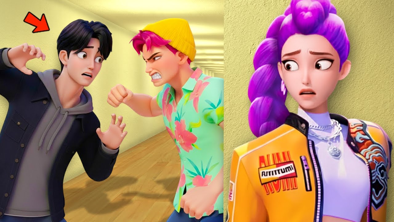 JINU AND ABBY FIGHT OVER RUMI FROM K-POP HUNTERS In Garry's Mod