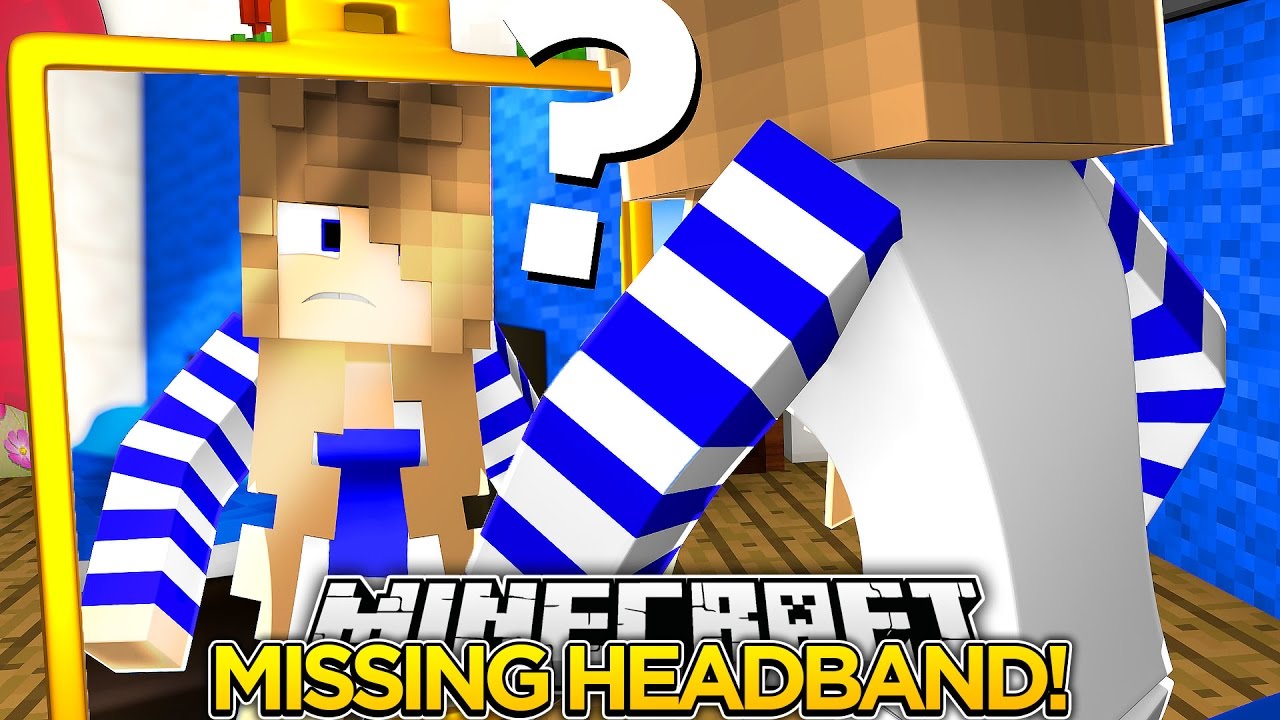 Minecraft Adventures-LITTLE CARLY LOSES HER FLOWER HEADBAND!