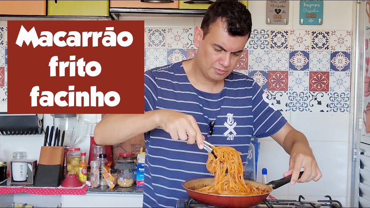 MACARRÃO FRITO COM MOLHO ENCORPADO - Fubá online