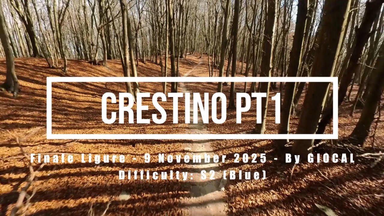 Finale Ligure eMTBing - Trail Crestino Pt1 (Autumn 2025 edition)