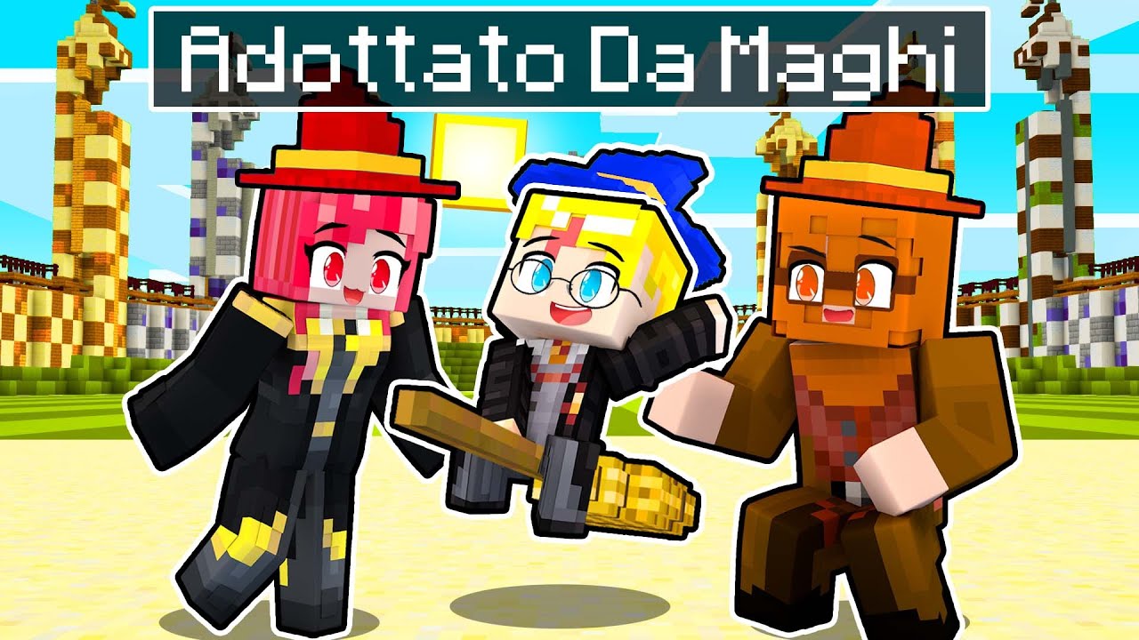 Vengo Adottato Da Una Famiglia Di MAGHI! - Minecraft ITA