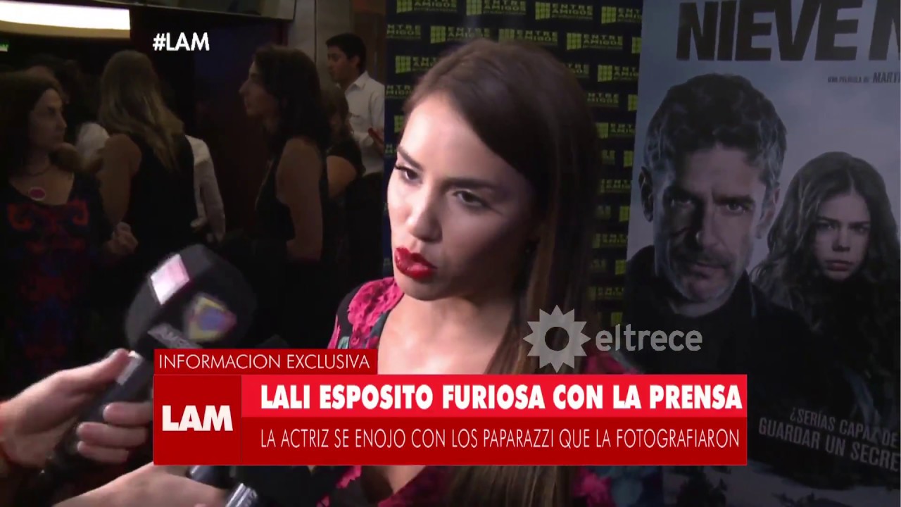 Lali Espósito furiosa con Cerolini por las fotos íntimas publicadas
