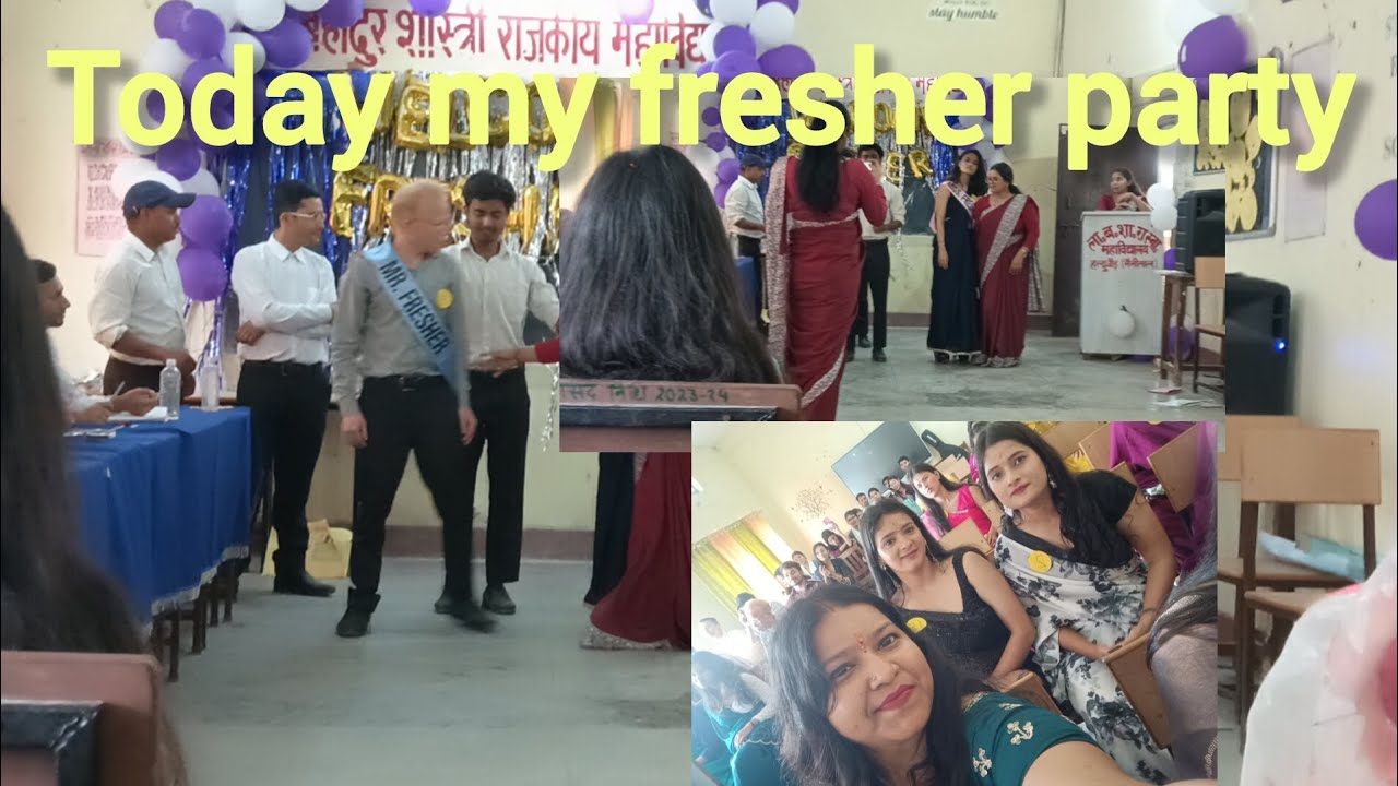 😘❤️Today fresher party 😘❤️