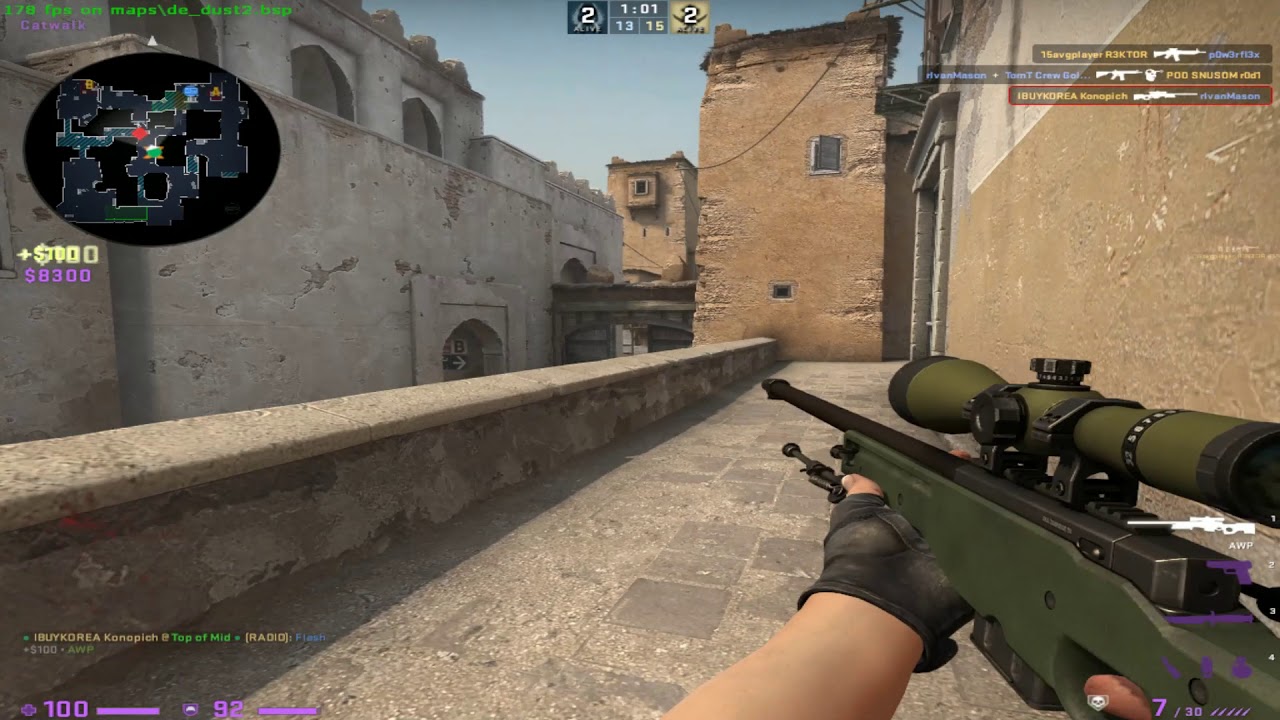 Konopich 3k AWP to close out the match