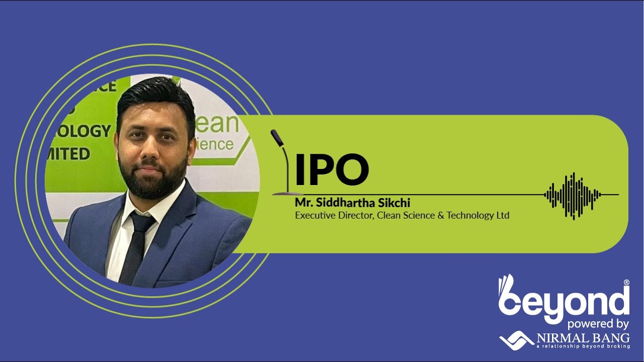 Siddhartha Sikchi, Executive Director,Clean Science &Technology Ltd in conversation with Hiral Dadia