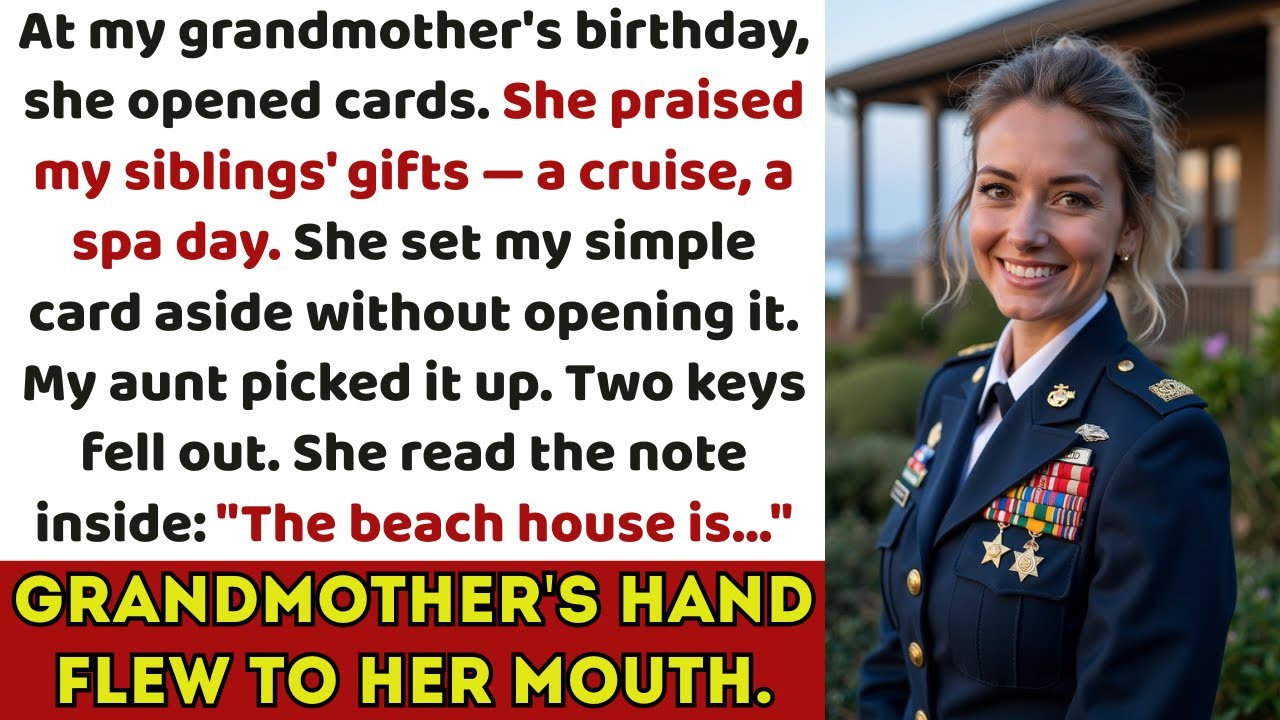 'Just a card?' they said at Grandma's party. Then two brass keys fell out and...