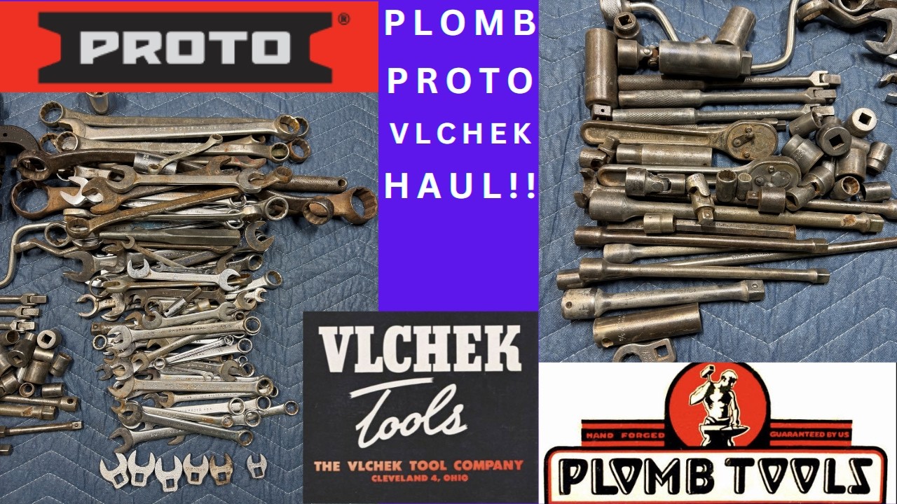 $1,000 Vintage Tool Haul Unboxing! Plomb Wrenches, PROTO Wrenches & Vlchek Wrenches