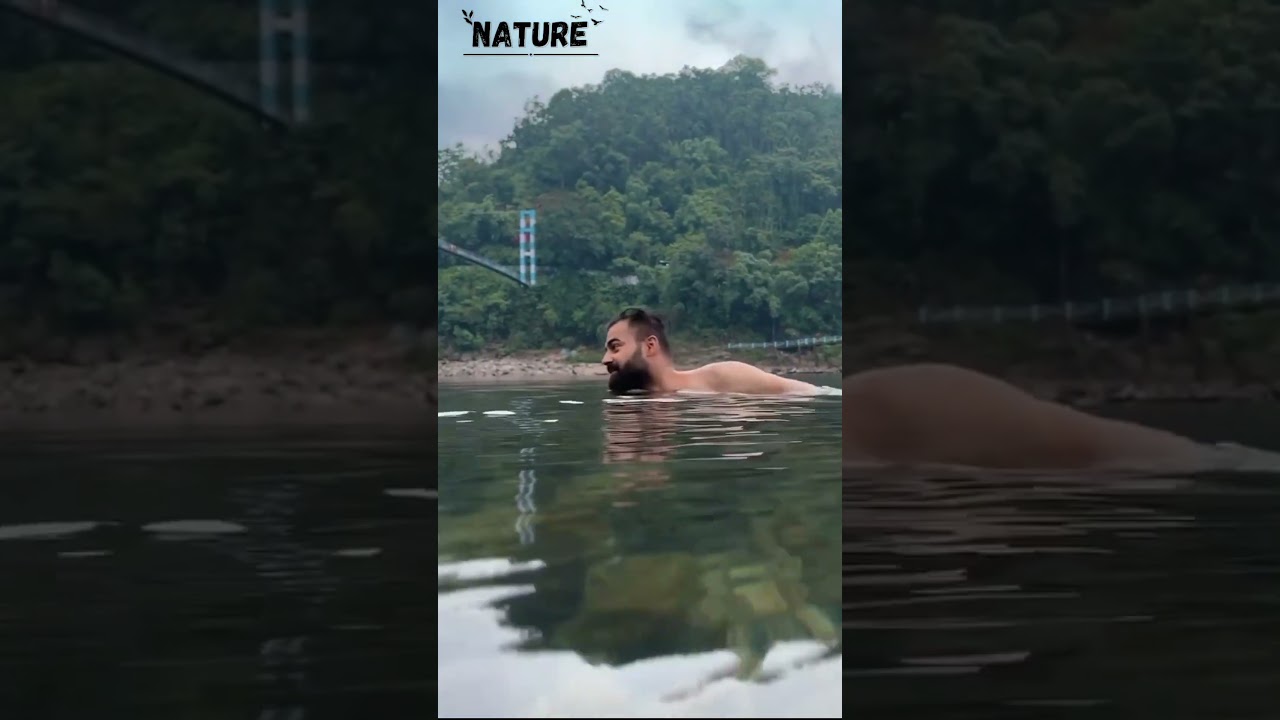 The Wonders of Umngot River Dive into an Aquatic Paradise #nature  #shorts @nature0626