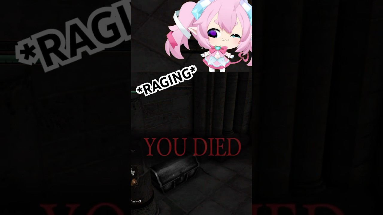CHIBI FINDS HER FIRST MIMIC IN DARKSOULS... #shorts #chibidoki #vtuber