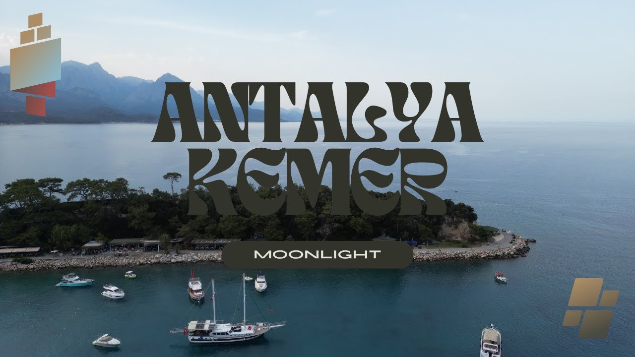 Antalya - Kemer - Moonlight beach [4K drone video]