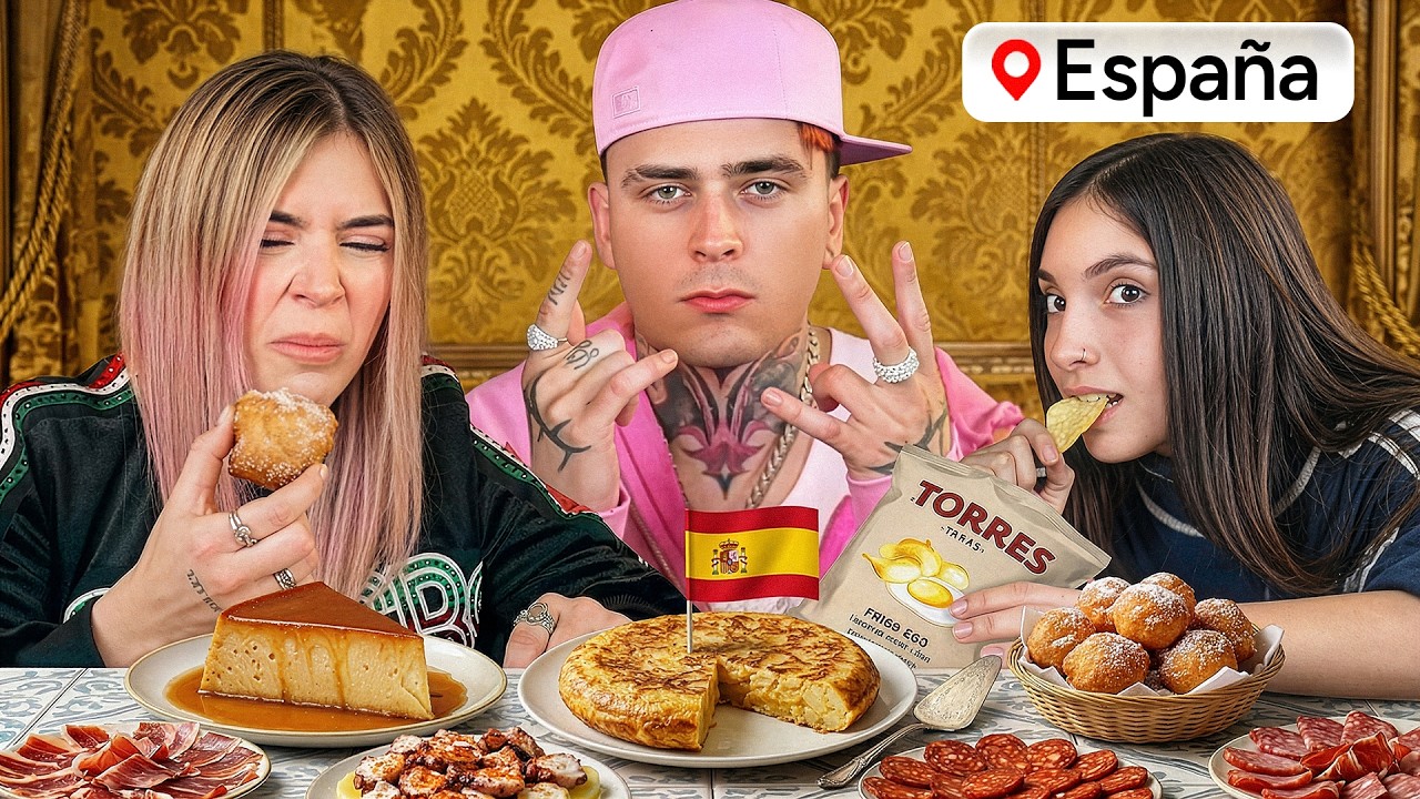 PROB&Eacute; COMIDA ESPA&Ntilde;OLA CON LIT KILLAH Y ANGIE VELASCO