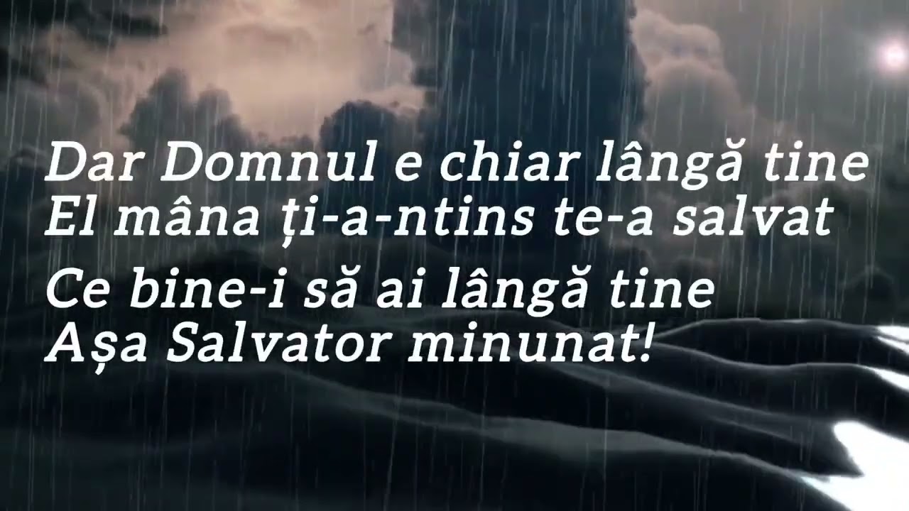 Nu e furtună prea mare - negativ/versuri || Cântare creştină🕊