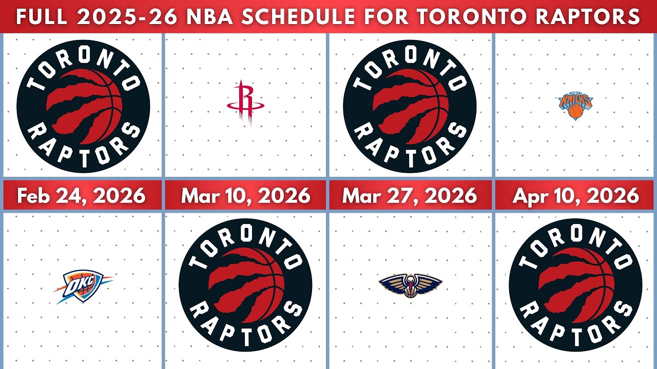 Toronto Raptors | Full 2025-26 NBA Schedule