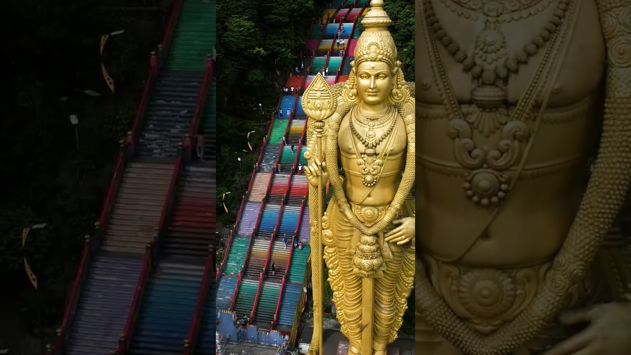 Batu Cave, Malaysia #mavic3 #djiglobal #batucaves #malezija #malaysia #drones