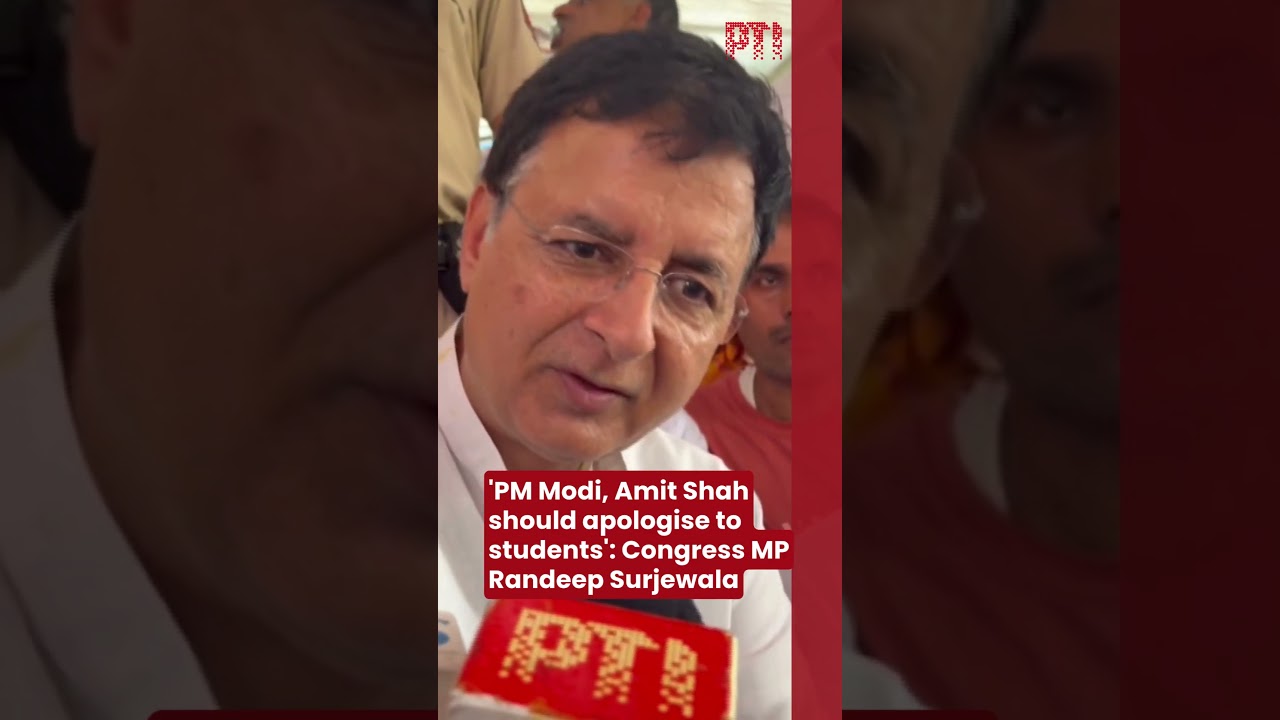 'PM Modi, Amit Shah should apologise to students': Congress MP Randeep Surjewala