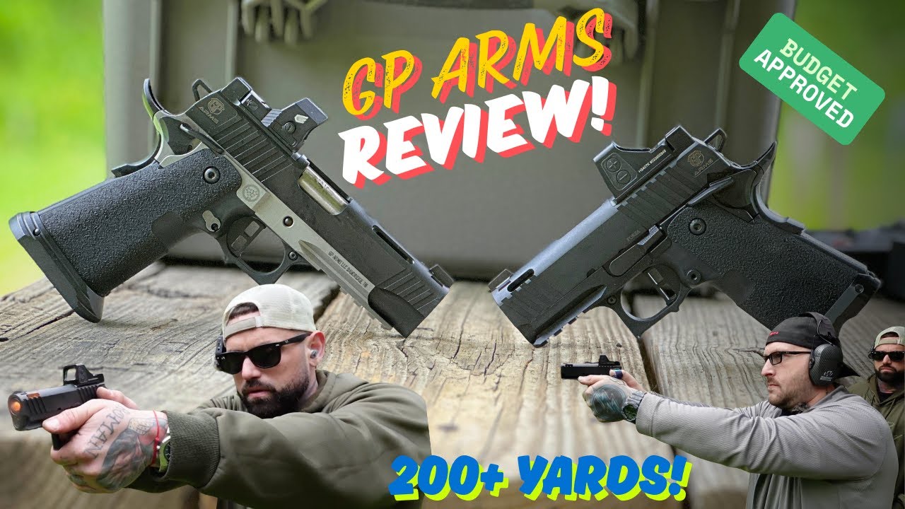 GP Arms pistol review (Patriot 4.1 & Forza 3.1) 200+ yard shot 🤯 #GPARMS #2011review #Skipsgunz