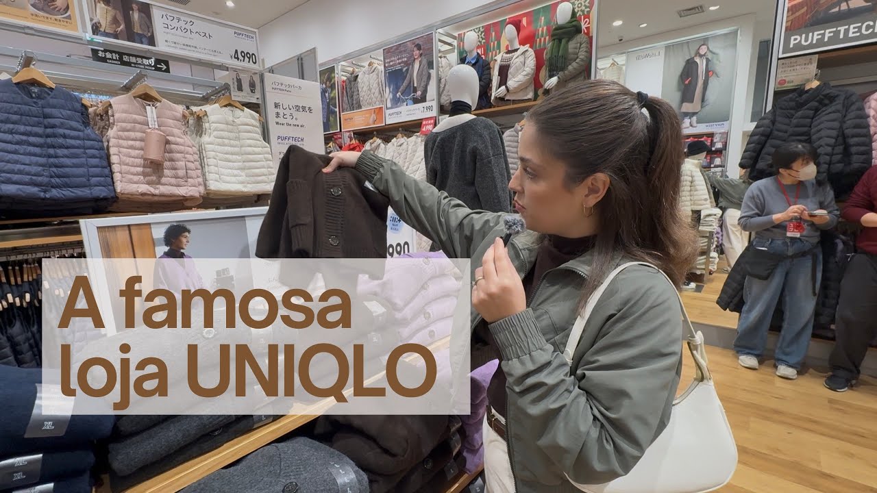 A famosa loja japonesa - UNIQLO 🇯🇵 