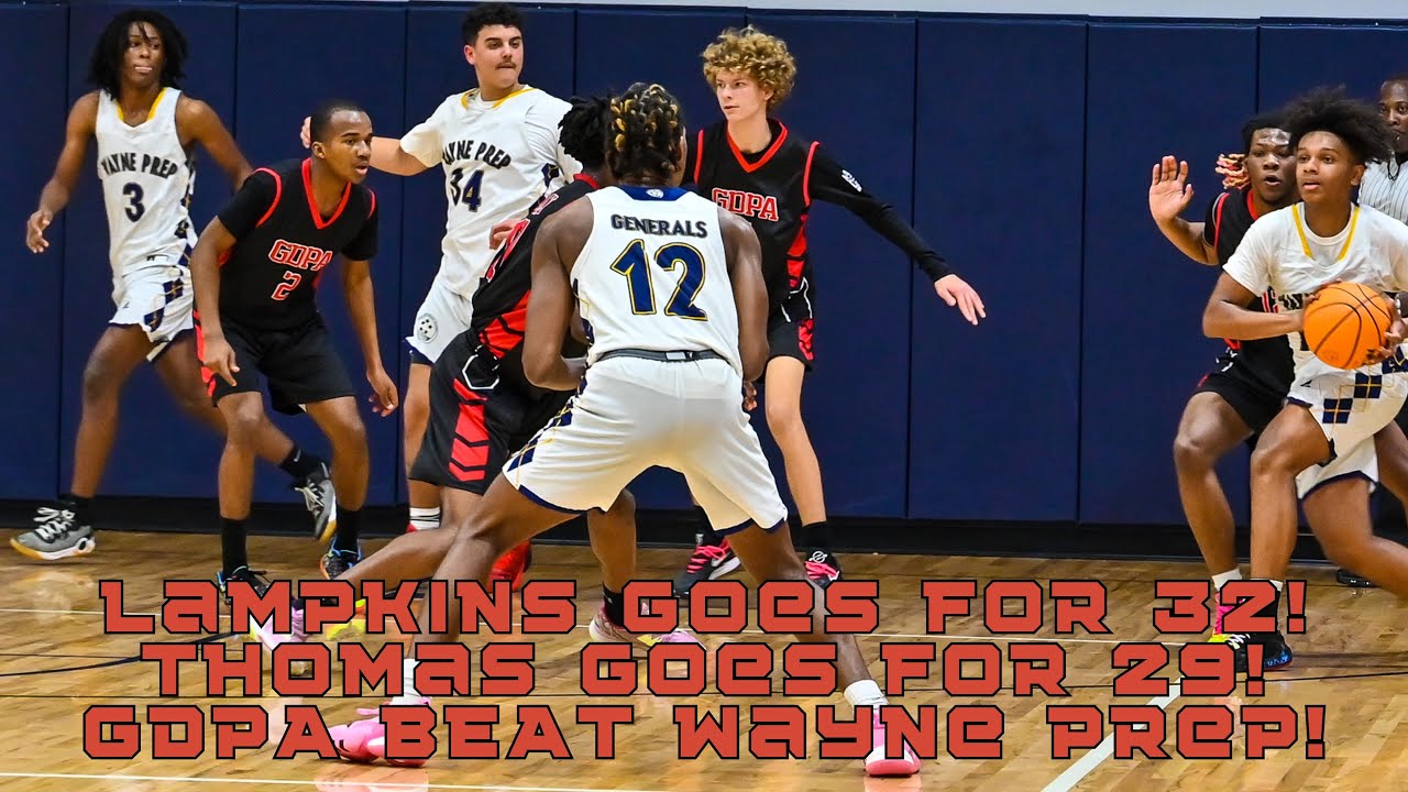 Big first half run by Greater Destiny helps beat Wayne Prep! Jay Lampkins and Isaiah Thomas battle!
