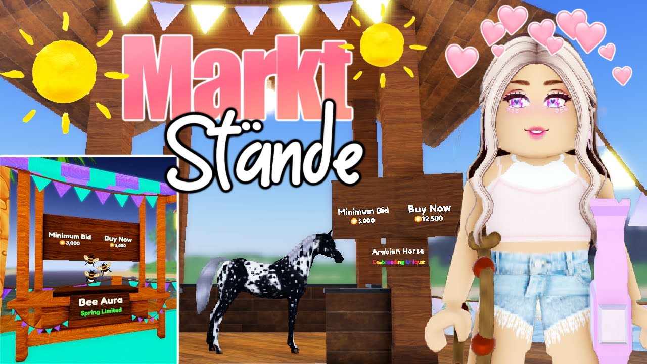 Pferde kaufen 🐴 bei MARKTSTÄNDEN anderer Spieler 💸 Wild Horse Islands 🌴 Roblox