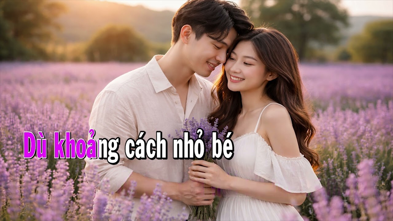 Karoke Cách em 1 milimét (nhạc phim) Tone Nữ - Dễ hát