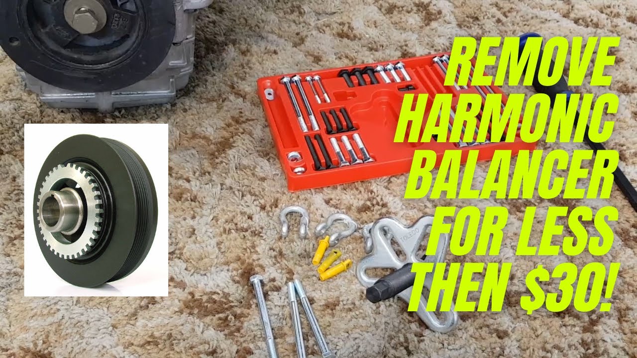 Barra harmonic balancer removal without special tools