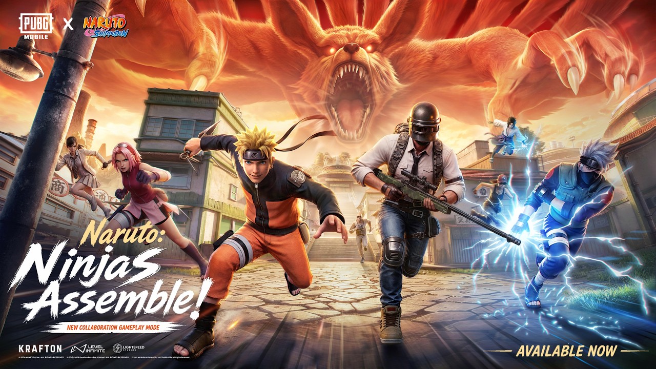 PUBG MOBILE &times; NARUTO |  New gameplay mode LIVE NOW | PUBG MOBILE Pakistan Official