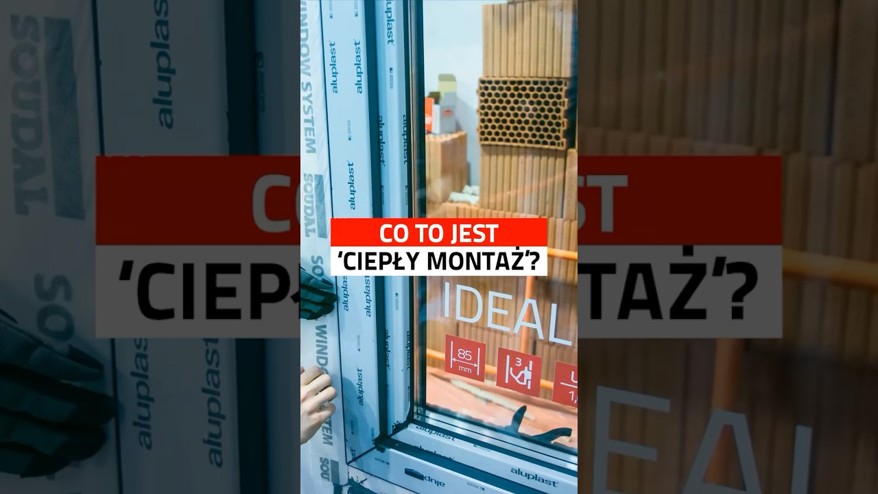Ciepły montaż okien - co to oznacza?