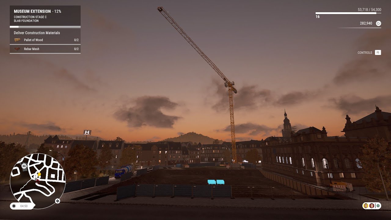 Building the basement and 1st floor of the Museum part 1