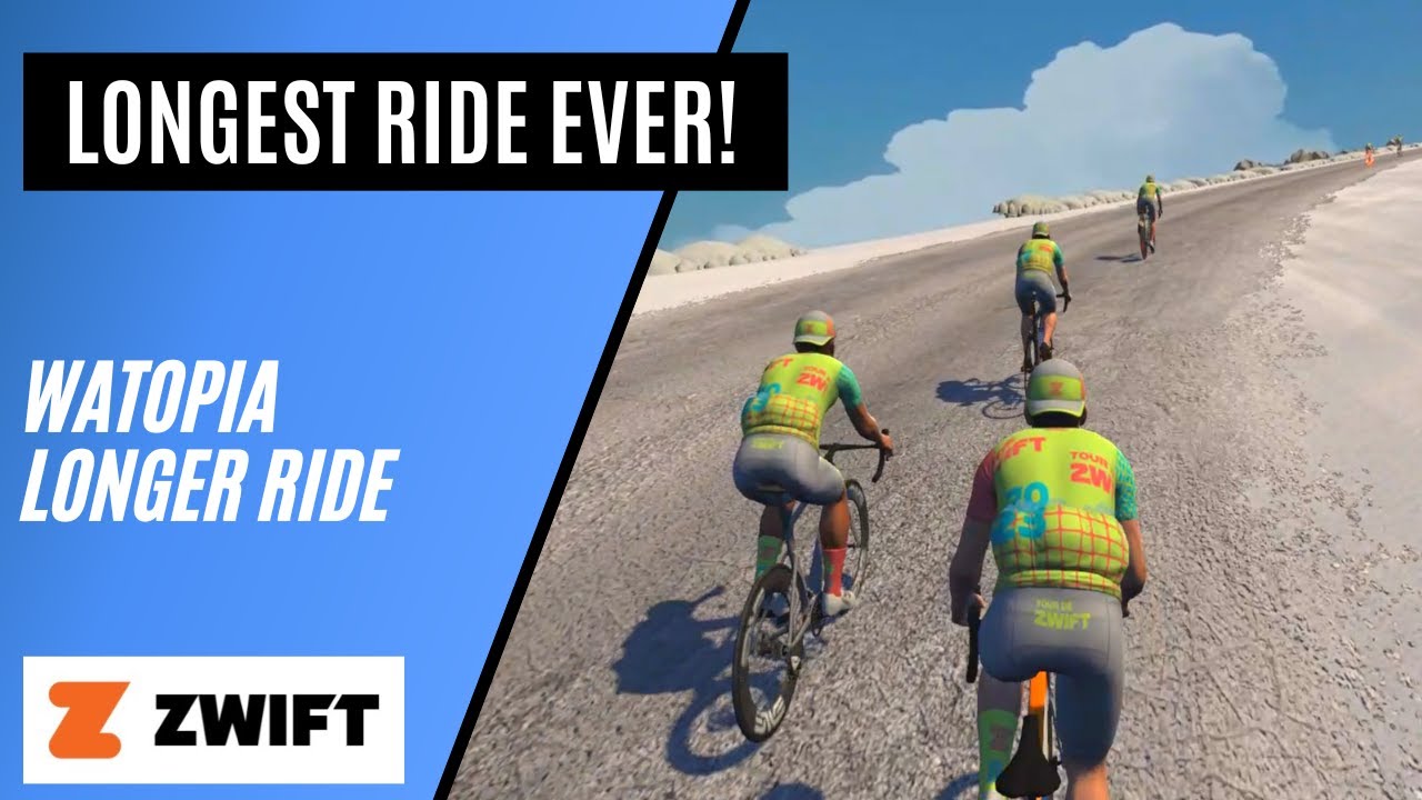 My Longest Zwift Ride Ever! // Tour de Zwift Stage 6 // Three Sisters Route